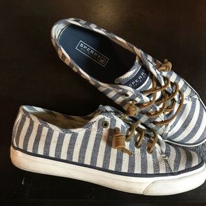 Sperry seacoast striped sneakers
